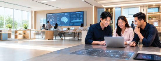 Digital globe representing AI-ready future-ready learning